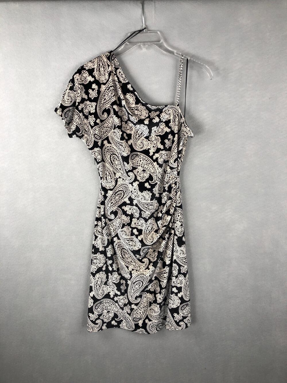 Michael Michael Kors Paisley Dress One Shoulder Women's Size Small NEW